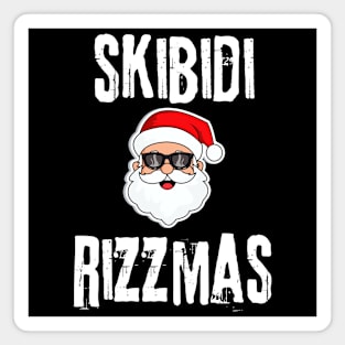 Skibidi Rizzmas Christmas Rizz Santa Claus Charisma Kid Cool Magnet